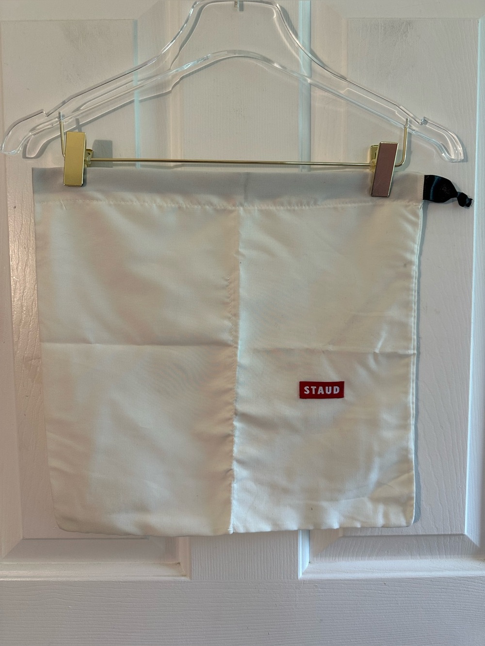 STAUD New Purse Shoes Dustbag With Ribbon Drawstring